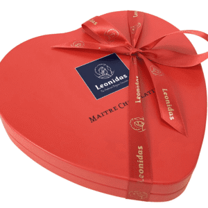 Geschenkdoos metalen hart - 9 pralines